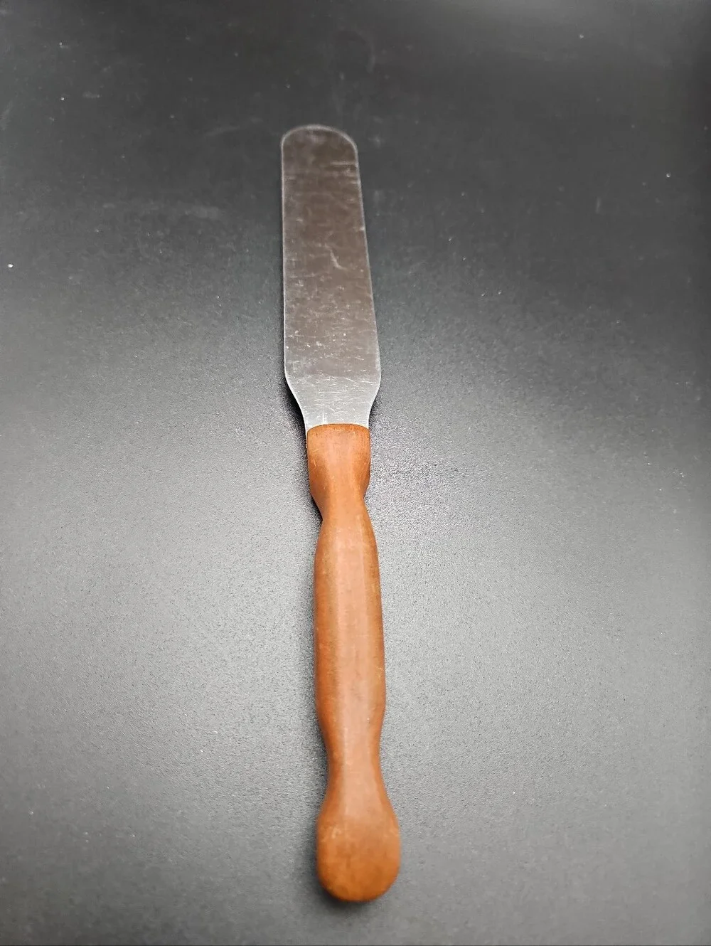 Cutco Vintage No. 28 Cake Icing Spatula Spreader Knife Classic Brown Handle